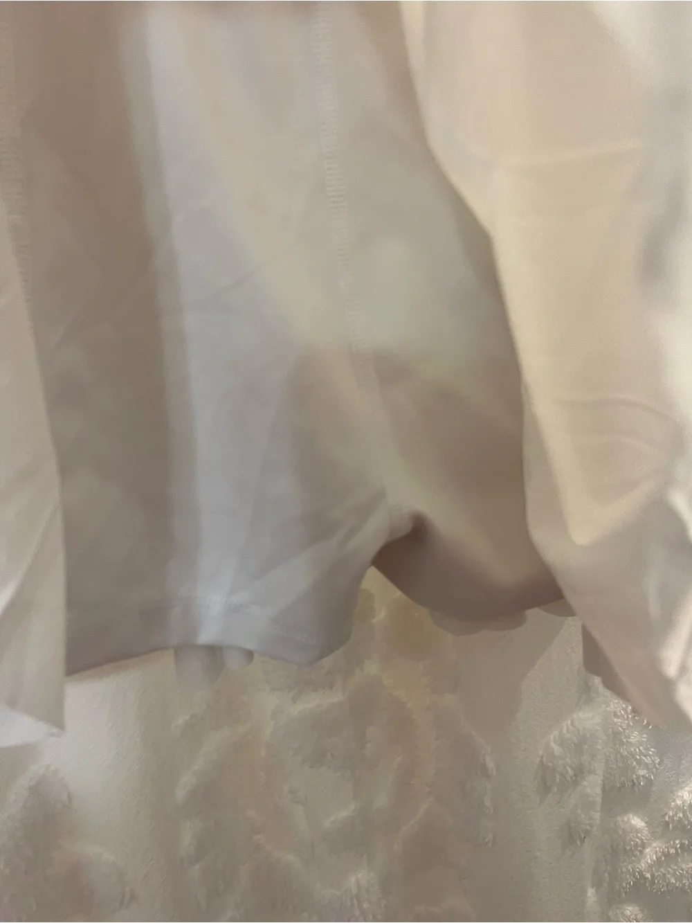 Aritzia TNA White tennis skirt with built in shorts